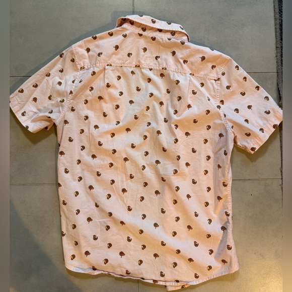 Men's Pink coconut Patterned Shirt medium button down - Picture 4 of 4